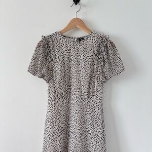 Vero Moda Black and White Dotted Dress